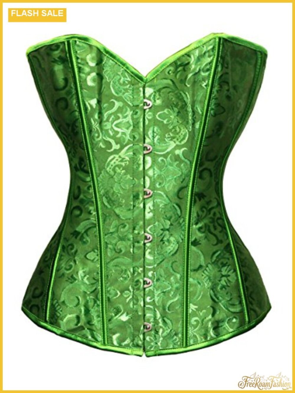 Women's Waist Cincher Bustier Boned Corset Sweetheart Neck Shapewear